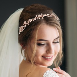 Ammei Headpiece Bridal Headbands Crystal Pearl Hair Vines Bohemian Style Wedding Headpieces For Bride Wedding Hair Accessories Ammei Headpiece Bridal Headbands Crystal Pearl Hair Vines Bohemian Style Wedding Headpieces For Bride Wedding Hair Accessories