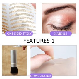 336Pcs Invisible Single Side Eyelid Tape Stickers, Eyelid Lifter Strips for Droopy Hooded Eyes, Eyes Makeup, Uneven Mono-eyelids 336Pcs Invisible Single Side Eyelid Tape Stickers, Eyelid Lifter Strips for Droopy Hooded Eyes, Eyes Makeup, Uneven Mono-eyelids