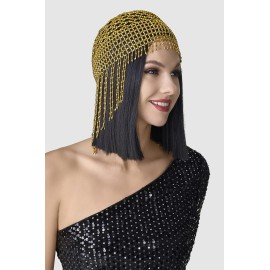 BABEYOND 1920s Beaded Cap - Roaring 20s Flapper & Cleopatra Headpiece for Gatsby Themed Party BABEYOND 1920s Beaded Cap - Roaring 20s Flapper & Cleopatra Headpiece for Gatsby Themed Party
