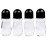 4Packs Empty Deodorant Roll On Bottles Containers Leak Proof Massage Roller Ball Bottles with Cap For Essential Oils Perfume Cosmetics, Glass Empty Roller Bottles with Plastic Roller Ball 50ML