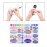 4Packs Empty Deodorant Roll On Bottles Containers Leak Proof Massage Roller Ball Bottles with Cap For Essential Oils Perfume Cosmetics, Glass Empty Roller Bottles with Plastic Roller Ball 50ML