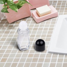 4Packs Empty Deodorant Roll On Bottles Containers Leak Proof Massage Roller Ball Bottles with Cap For Essential Oils Perfume Cosmetics, Glass Empty Roller Bottles with Plastic Roller Ball 50ML 4Packs Empty Deodorant Roll On Bottles Containers Leak Proof Massage Roller Ball Bottles with Cap For Essential Oils Perfume Cosmetics, Glass Empty Roller Bottles with Plastic Roller Ball 50ML