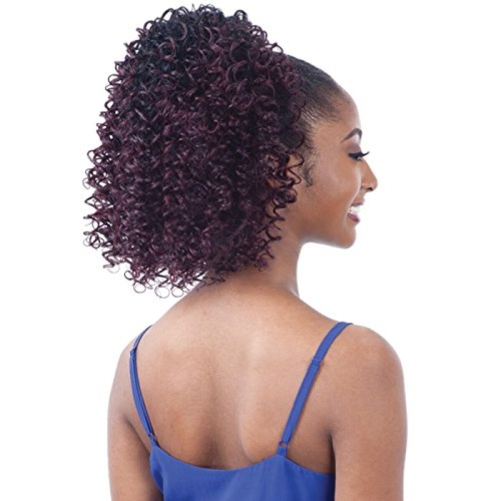 Freetress Braids JAY GIRL (1 Jet Black) - Synthetic Drawstring Full Cap Half Wig