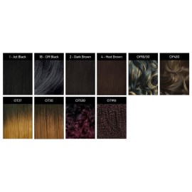 Freetress Braids JAY GIRL (1 Jet Black) - Synthetic Drawstring Full Cap Half Wig