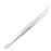 OdontoMed2011 Sewing Machine Tweezers Stainless Steel with Curved Serrated Tip Multipurpose Forceps for Craft Repairing Silver
