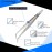 OdontoMed2011 Sewing Machine Tweezers Stainless Steel with Curved Serrated Tip Multipurpose Forceps for Craft Repairing Silver