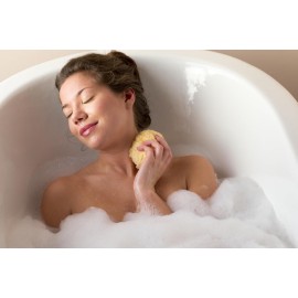 Spa Destinations Natural Sea Wool Sponge 5-6 Natural Renewable Resource Bath & Shower