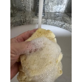 Spa Destinations Natural Sea Wool Sponge 5-6 Natural Renewable Resource Bath & Shower