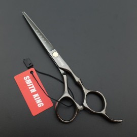 6.0 Inches Professional hair cutting thinning scissors set with razor (Gray)