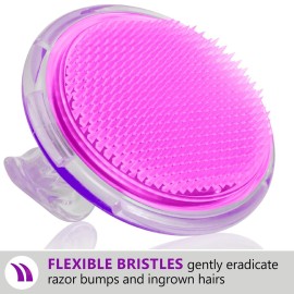 Dylonic 3 Pack Body and Face Exfoliating Brushes for Ingrown Hairs Treatment, Razor Bumps, Shaving Irritation - Silicone Scrubbers Gift Set, Skin Exfoliator Brush Dry Brushing Loofah for Smooth Skin Dylonic 3 Pack Body and Face Exfoliating Brushes for Ingrown Hairs Treatment, Razor Bumps, Shaving Irritation - Silicone Scrubbers Gift Set, Skin Exfoliator Brush Dry Brushing Loofah for Smooth Skin