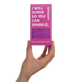 ExfoliMATE | Magic Exfoliating Shower Cloth Gently Removes Dead Skin for a Youthful Clear Complexion (Purple - Pocket 2.0) ExfoliMATE | Magic Exfoliating Shower Cloth Gently Removes Dead Skin for a Youthful Clear Complexion (Purple - Pocket 2.0)