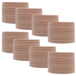 JLIKA Nylon Headbands for Baby Girls 100 Bulk Wholesale DIY - Stretchy One Size Fits All Headband (Nude)