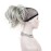 Aimole Synthetic Ponytail Clip-on Straight Wig Short Extensions hair Hairpiece Silver Grey (51)