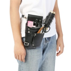 Hair Dressing Scissor Holster Waist,Salon Stylist Hairdressing Tools Waist Belt Bag, Professional Hairdressing Tool Pouch Bag Barber Scissor Comb Holster Waist Belt