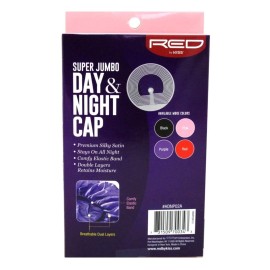 Kiss Red Satin Day & Night Cap Assorted Super Jumbo