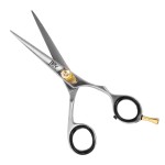 Razor Sharp Hair Scissors - 6.5 - Hand Sharpened & Hand Polished - 100% Stainless Steel - RIGHT HANDED (Silver)