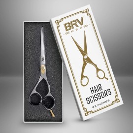 Razor Sharp Hair Scissors - 6.5 - Hand Sharpened & Hand Polished - 100% Stainless Steel - RIGHT HANDED (Silver)