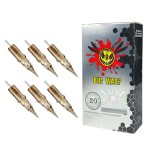 BIGWASP 10 Bugpin 3RL Tattoo Needle Cartridges 3 Round Liner 20Pcs (Generation 3)