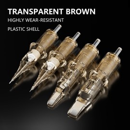 BIGWASP 12 Standard 11RS Tattoo Needle Cartridges 11 Round Shader 20Pcs (Generation 3)