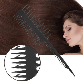 Double Side Highlighting Comb Double Side Hair Dyeing Comb Coloring Dye Styling Tools Suitable for Salon Used[2]