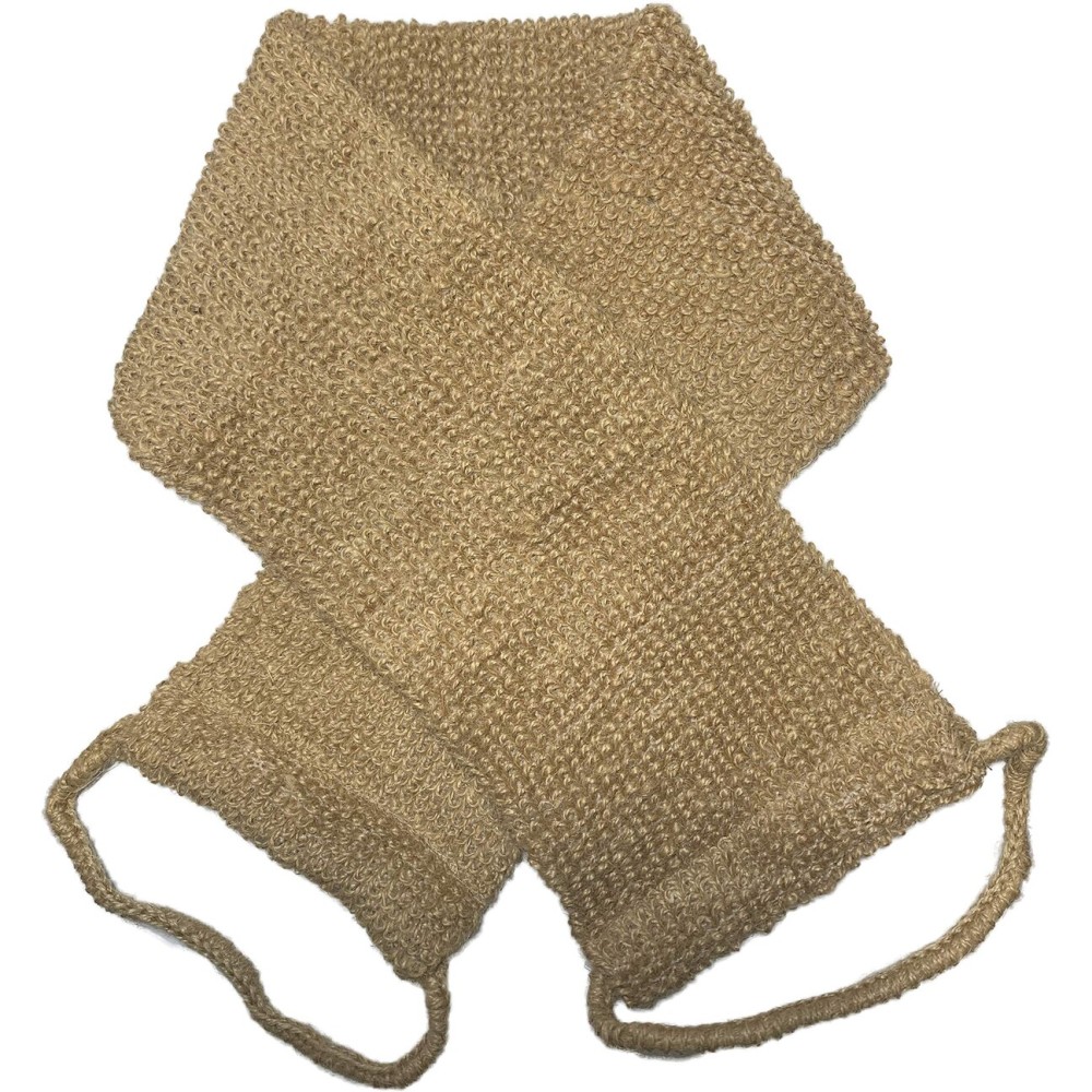 Large Natural Exfoliating Hemp Back Scrubber for Shower for Men and Women - Deep Clean & Invigorate Your Skin - Machine Wash and Dry - Double Sided Available Large Natural Exfoliating Hemp Back Scrubber for Shower for Men and Women - Deep Clean & Invigorate Your Skin - Machine Wash and Dry - Double Sided Available