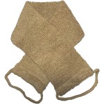 Large Natural Exfoliating Hemp Back Scrubber for Shower for Men and Women - Deep Clean & Invigorate Your Skin - Machine Wash and Dry - Double Sided Available