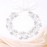 Ammei Headpiece Crystal Bridal Headpiece Wedding Headband With Genuine Freshwater Pearls And Combs Hair Accessories For Bride Bridesmaid (Silver)