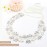 Ammei Headpiece Crystal Bridal Headpiece Wedding Headband With Genuine Freshwater Pearls And Combs Hair Accessories For Bride Bridesmaid (Silver)