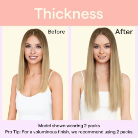 Full Shine Blonde Hair Extension Clip In Human Hair Brown To Honey Blonde Mix Platinum Blonde Clip In Hair Extensions Balayage Clip In Extensions 7 Pcs 120 Gram Brown Ombre Hair Clip Ins 14 Inch