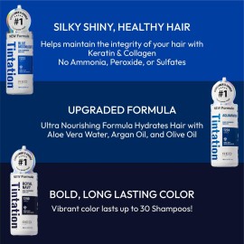 Kiss Tintation Semi-Permanent Hair Color Treatment 148 mL (5 US fl.oz) (Royal Navy) Kiss Tintation Semi-Permanent Hair Color Treatment 148 mL (5 US fl.oz) (Royal Navy)