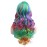 BERON Rainbow Long Wavy Wig With Bangs for Women - Colorful Curly Synthetic Wig With Cap