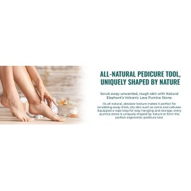 Natural Elephant Natural Volcanic Lava Pumice Stone Callus and Foot Pedicure Rock Scrub Packs (Single Pumice Stone) Natural Elephant Natural Volcanic Lava Pumice Stone Callus and Foot Pedicure Rock Scrub Packs (Single Pumice Stone)