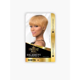 Sensationnel Empire Human Hair Wig - Robyn Celebrity Inspired Collections Pre-Styled Salon Cut Hair (1 JETBLACK)