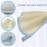 Bleu Bath (3 Pack) Dual-Sided Exfoliating Skin Towel Cotton Terry Body Cloth Scrubber Premium Sturdy Loofah Towel Soft and Buffing Wash Cloth White for Either Oil or Dry Skin