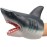 Gemini&Genius Shark Hand Puppet for Kids Swimming Pool Beach Bathing Toys Soft Rubber Realistic Great White Shark Puppets Role Play Toy Marine Animal World Action Figure
