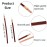 Jumbo Bobby Pins Metal Hair Pins Textention Hair Clips for Hair Decoration, 10pcs (5 long and 5 short) (Brown)