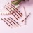 Jumbo Bobby Pins Metal Hair Pins Textention Hair Clips for Hair Decoration, 10pcs (5 long and 5 short) (Brown)