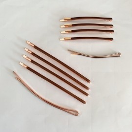Jumbo Bobby Pins Metal Hair Pins Textention Hair Clips for Hair Decoration, 10pcs (5 long and 5 short) (Brown) Jumbo Bobby Pins Metal Hair Pins Textention Hair Clips for Hair Decoration, 10pcs (5 long and 5 short) (Brown)