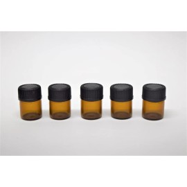 AFMNQZ 50Pack Set 1ML Amber Glass Bottle with Orifice Reducer and Cap Small Essential Oil Vials (1ML) AFMNQZ 50Pack Set 1ML Amber Glass Bottle with Orifice Reducer and Cap Small Essential Oil Vials (1ML)