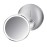 simplehuman Sensor Mirror Compact 4 Round, 3X Magnification, Brushed Stainless Steel