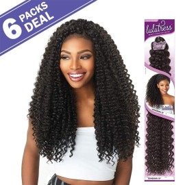 MULTI PACK DEALS! Sensationnel Synthetic Hair Crochet Braids Lulutress Bohemian 18 (6-PACK, T1B/27) MULTI PACK DEALS! Sensationnel Synthetic Hair Crochet Braids Lulutress Bohemian 18 (6-PACK, T1B/27)