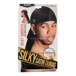 Magic Collection Silky Satin Durag Black 4801