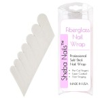 SHEBA NAILS Official Brand Fiberglass Nail Wrap Self-Adhesive Pre Cut Fingers, 70 Finger Tabs