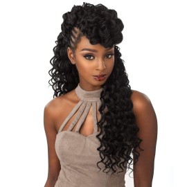 MULTI PACK DEALS! Sensationnel Synthetic Hair Crochet Braids Lulutress Deep Wave 18 (6-PACK, 1) MULTI PACK DEALS! Sensationnel Synthetic Hair Crochet Braids Lulutress Deep Wave 18 (6-PACK, 1)