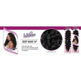 MULTI PACK DEALS! Sensationnel Synthetic Hair Crochet Braids Lulutress Deep Wave 18 (6-PACK, 1) MULTI PACK DEALS! Sensationnel Synthetic Hair Crochet Braids Lulutress Deep Wave 18 (6-PACK, 1)