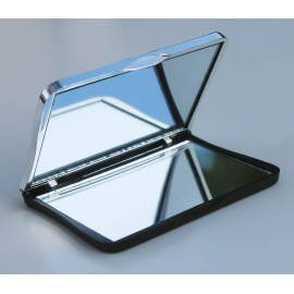 Lissom Design Compact Mirror - Handheld Magnifying Cosmetic Mirror, 3.5 x 2.63-Inch, Natural Instinct - Bird