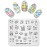 KADS Nail Art Image Stamping Plates Baby Immaturity Cute DIY Manicure Template(IM007)