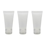 20Pcs 50ml/1.7oz Empty Refillable Clear Plastic Soft Tubes Cosmetic Sample Packing Storage Vial Container Bottle Jars Perfect For Facial Cleanser Lotion Shampoo Shower Gel