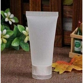 20Pcs 50ml/1.7oz Empty Refillable Clear Plastic Soft Tubes Cosmetic Sample Packing Storage Vial Container Bottle Jars Perfect For Facial Cleanser Lotion Shampoo Shower Gel
