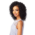 Sensationnel Lulutress Crochet Braiding hair - DIY crochet braids hair extensions All Kanekalon synthetic locs twists braids - LULUTRESS 2X DEEP TWIST 8 Inch (1pack, 1B)